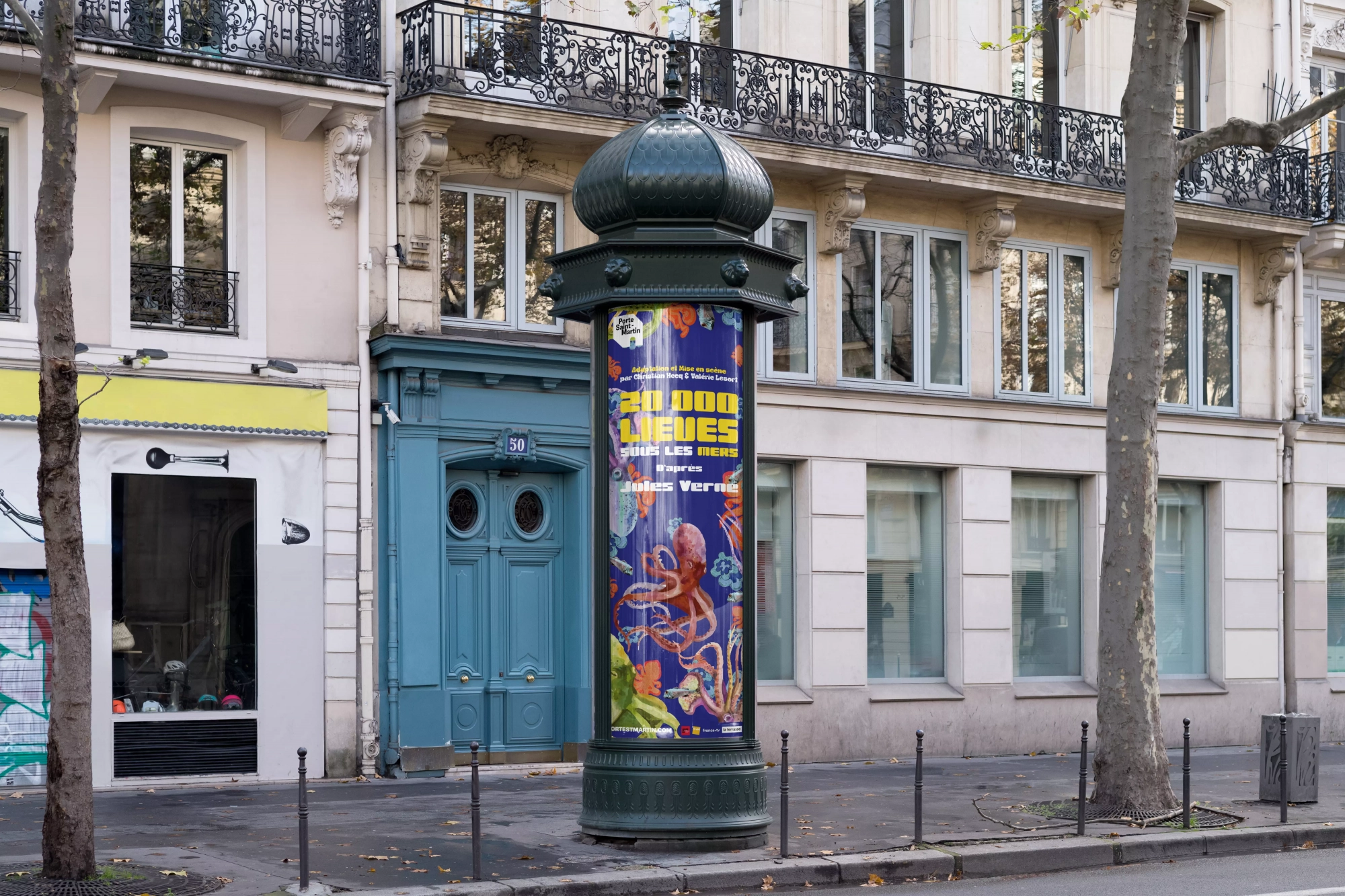 AfficheColonneMorrisRue-TheatreSaintMartin