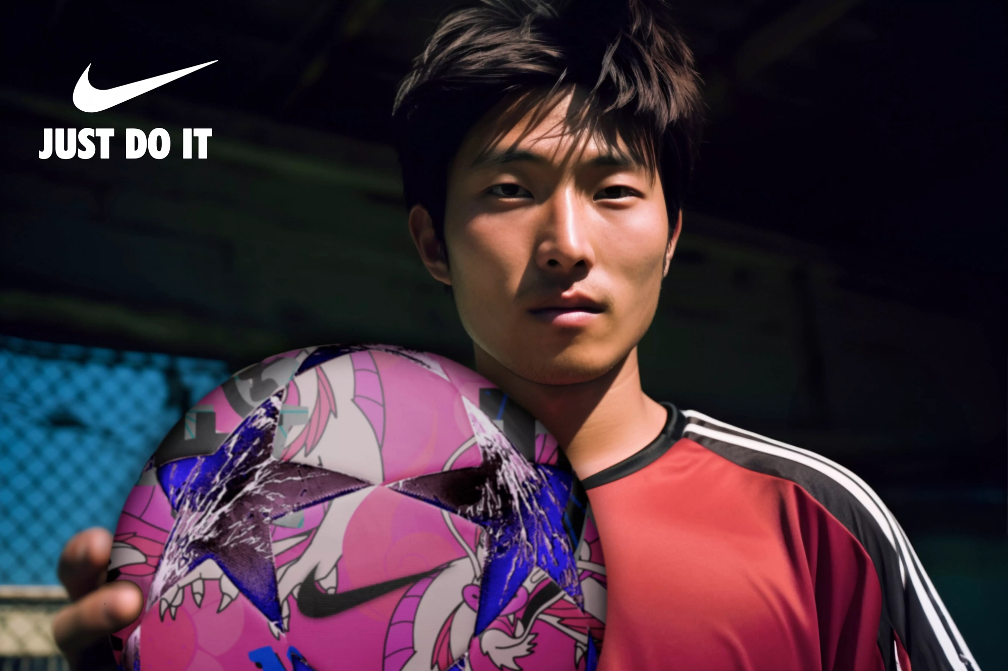 AfficheHomme-BallonRose-Nike