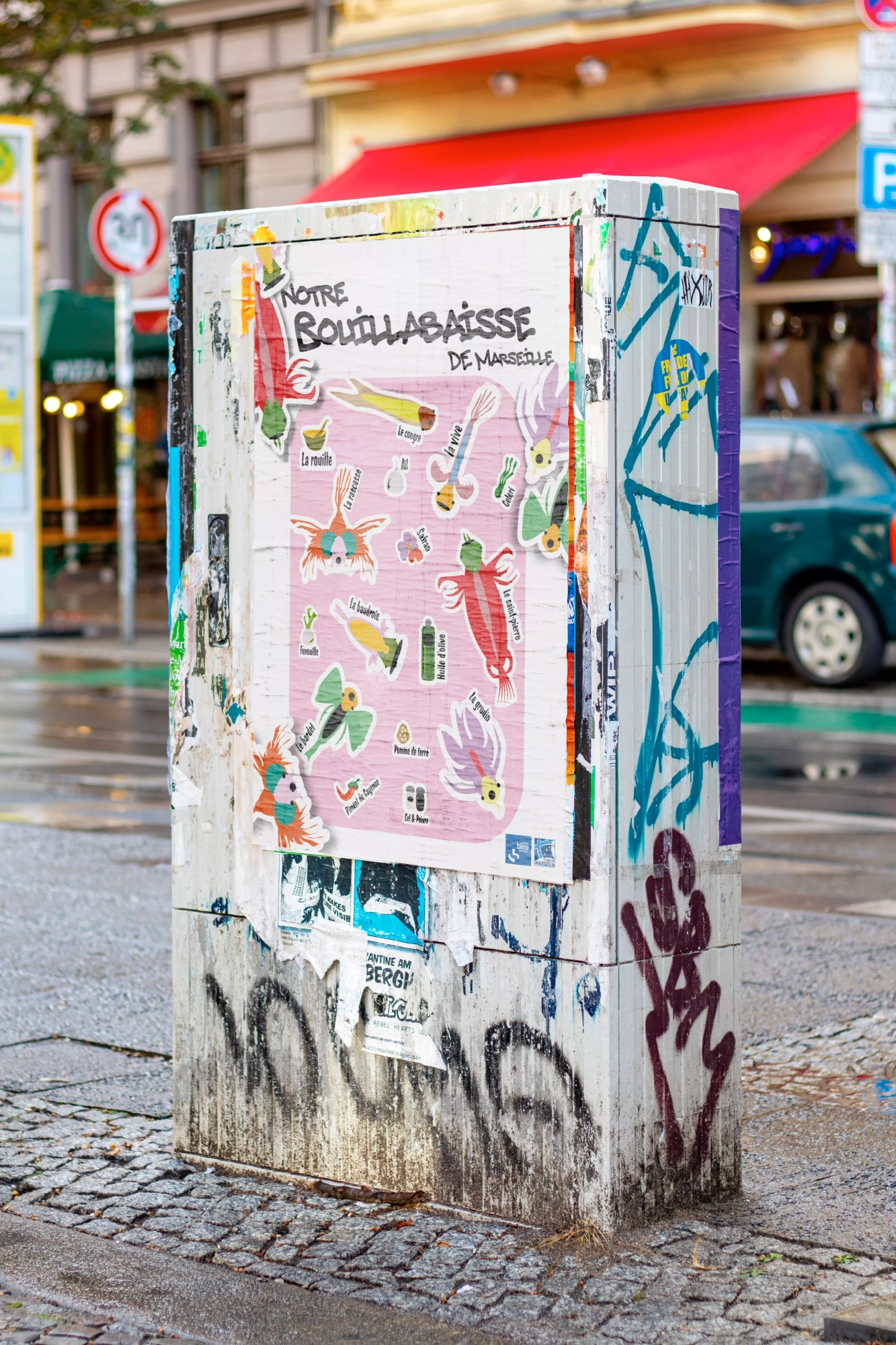 AfficheRue-NotreBouillabaisseDeMarseille-Rose-MairieDeMarseille&FranceBleu