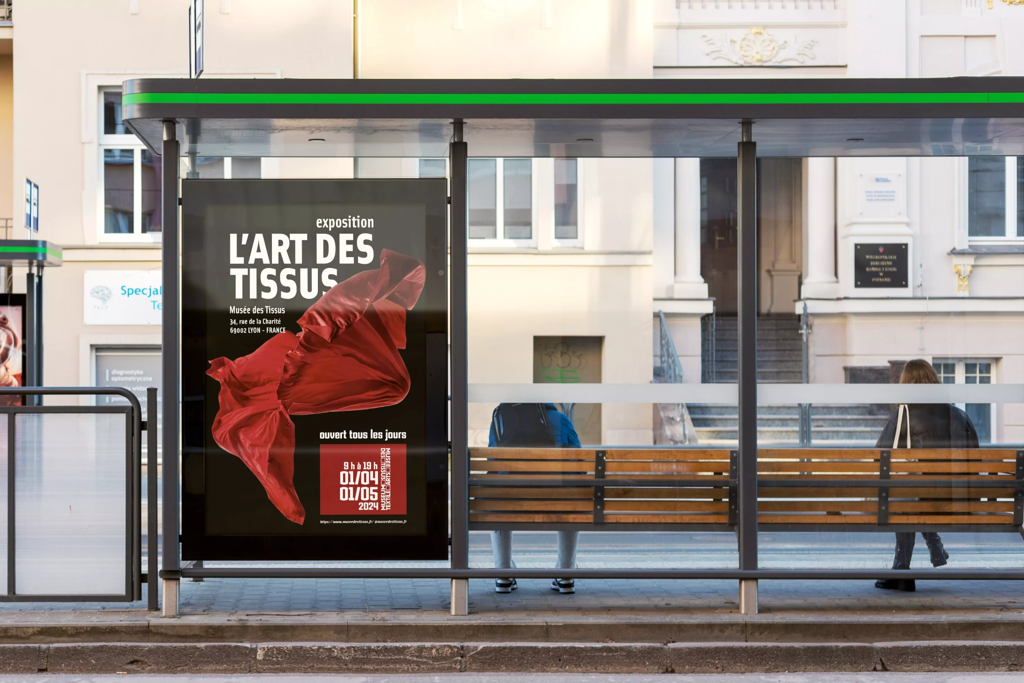 AbriTramway-AfficheNoir-MuseeDesTissus
