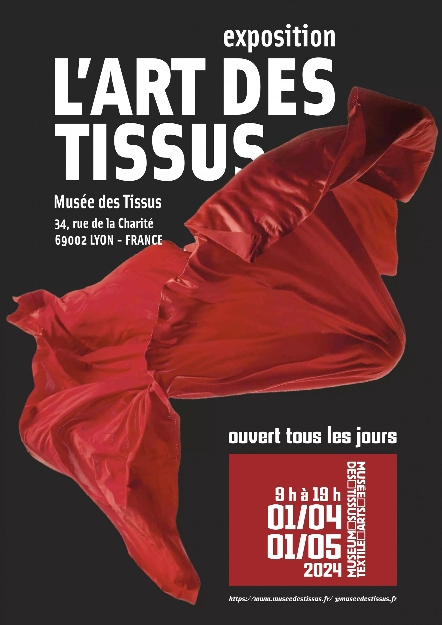 AfficheNoir-MuseeDesTissus