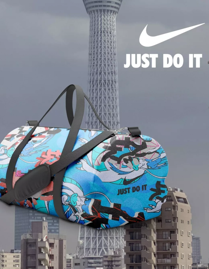 Affiche-SacDeSportBleu-Nike