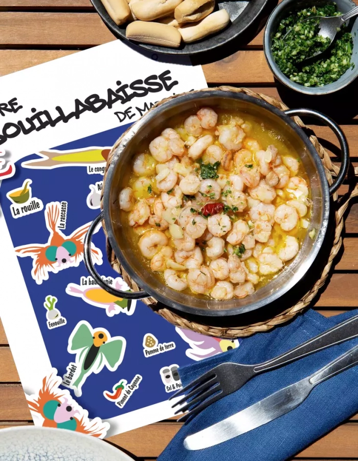AfficheMiseEnSituationRestaurant-NotreBouillabaisseDeMarseille-Bleu-MairieDeMarseille&FranceBleu