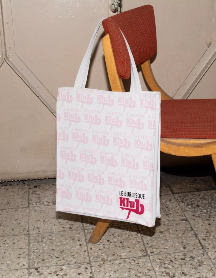 Chaise-ToteBagBlanc-BurlesqueKlub