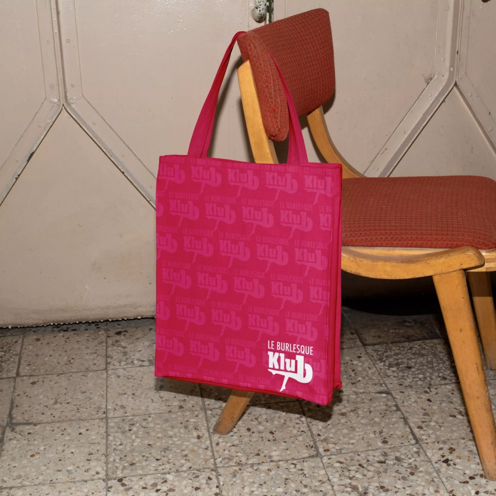 Chaise-ToteBagRose-BurlesqueKlub